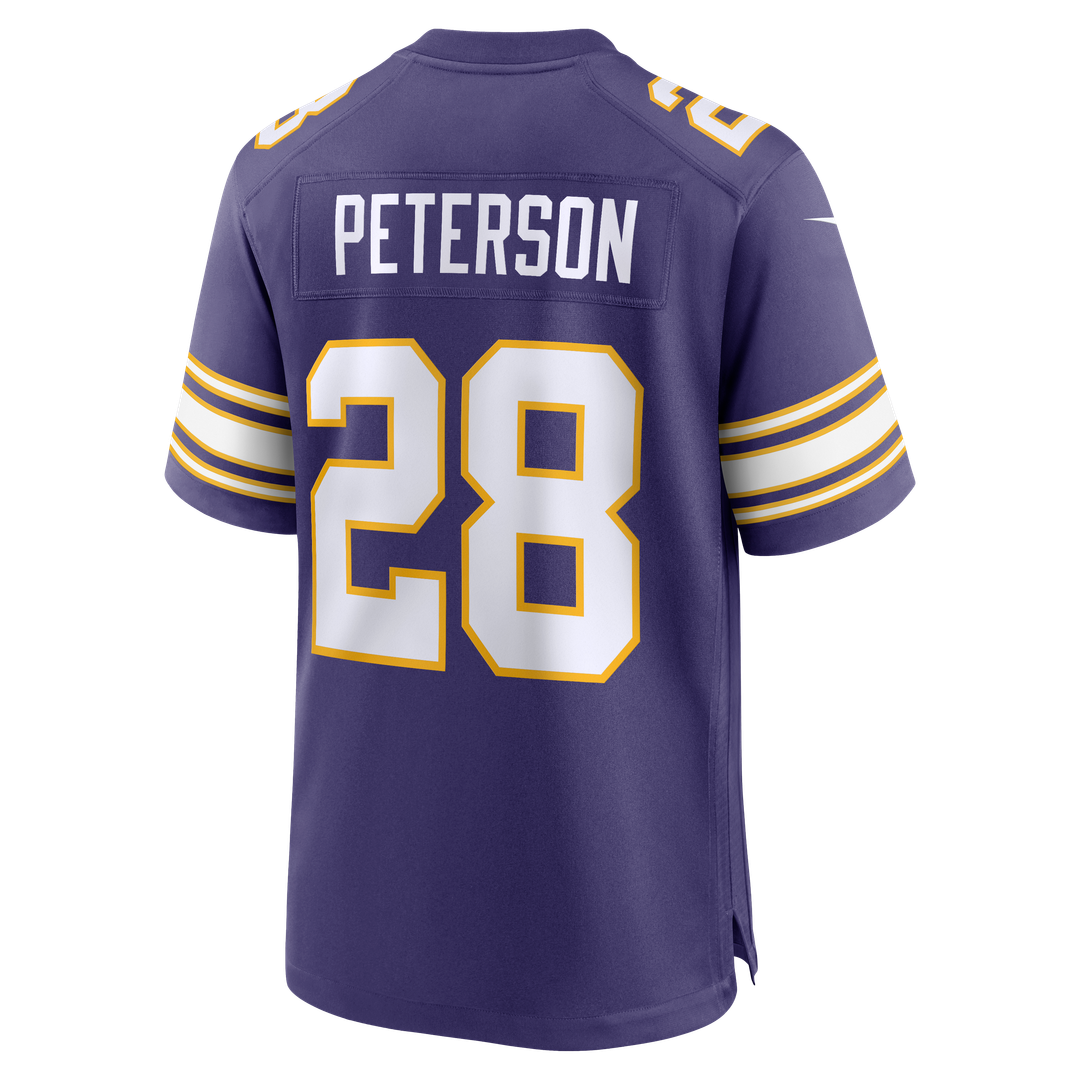 Minnesota Vikings Adrian Peterson Purple Alternate 2 Classic Retired Game Jersey product image 3, provided for visual