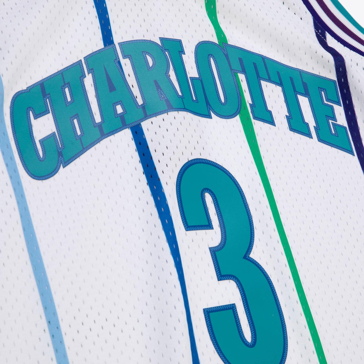 Rex Chapman Charlotte Hornets 1988 Authentic Jersey - White product image 7, provided for visual reference and product