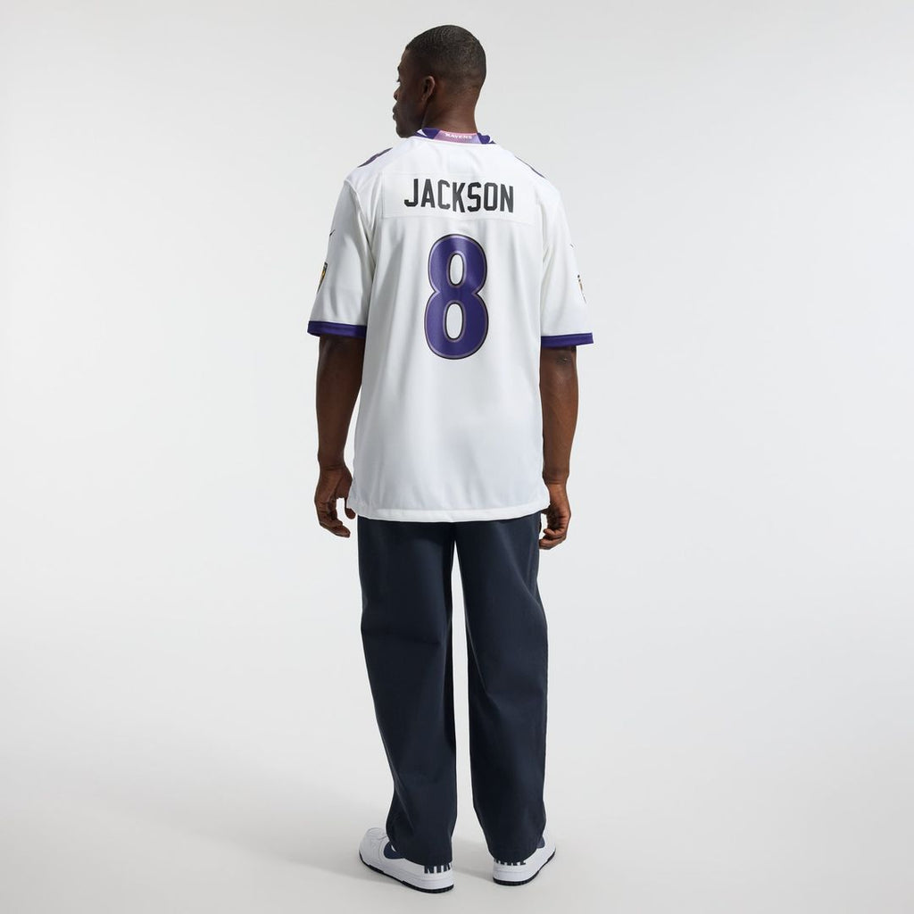 Baltimore Ravens Lamar Jackson Black Alternate Game Jersey product image 14, provided for visual reference and product