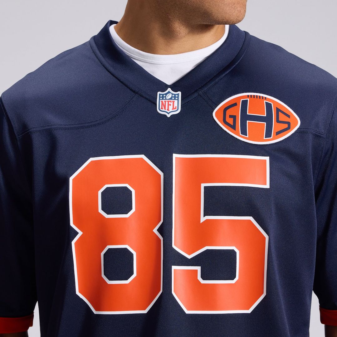 Chicago Bears Cole Kmet Navy 2026 Rivalries Collection Game Jersey product image 8, provided for visual reference and