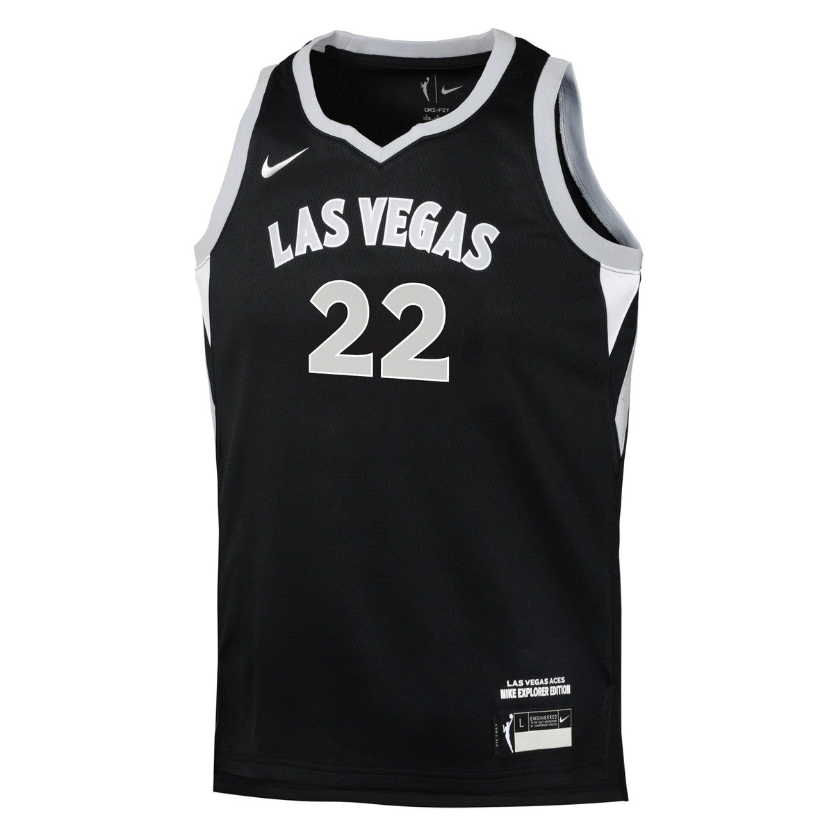 A'Ja Wilson Las Vegas Aces Jersey - Youth product image 3, provided for visual reference and product detail review