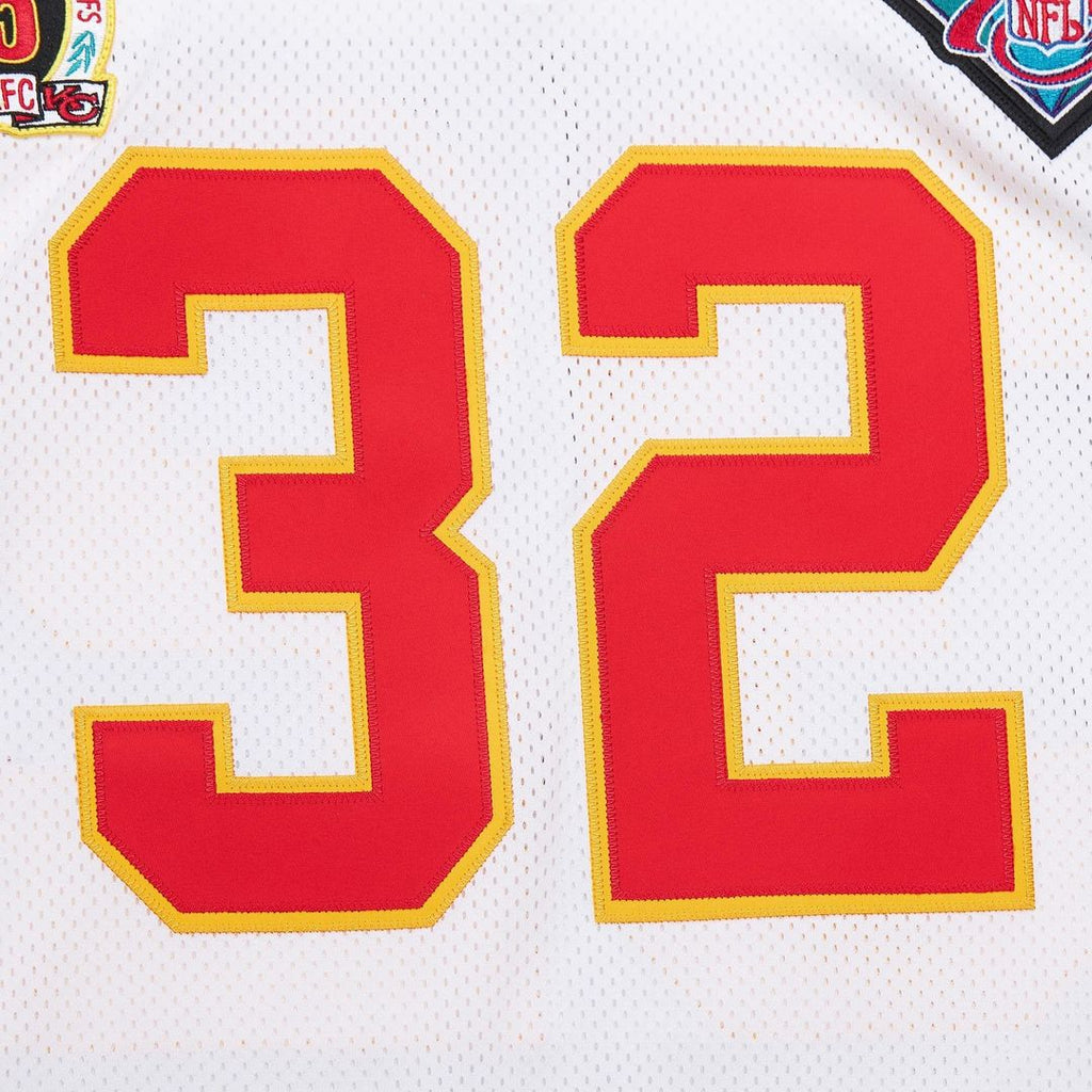 Kansas City Chiefs 1994 Marcus Allen White Authentic Throwback Retired Player Jersey product image 4, provided for visual