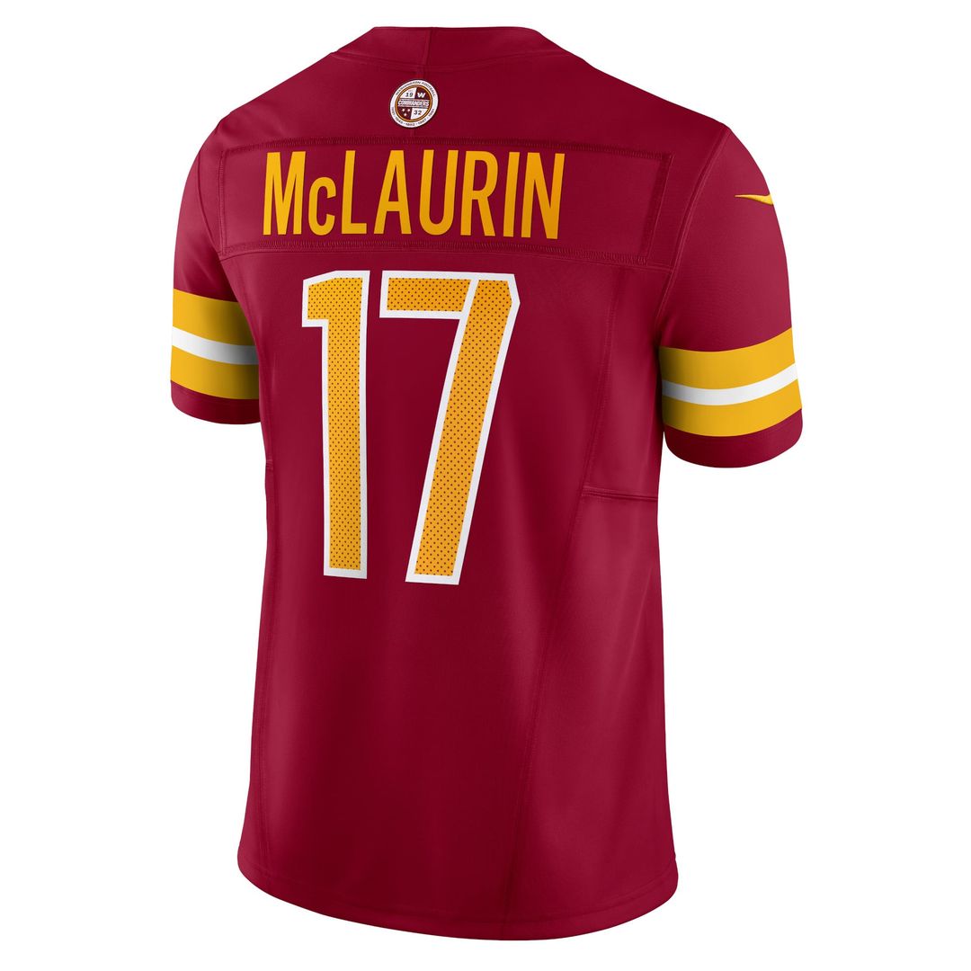 Washington Commanders Terry McLaurin Burgundy Vapor F.U.S.E. Limited Jersey product image 6, provided for visual reference