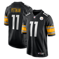 Pittsburgh Steelers Michael Pittman Jr. Black Game Jersey product image 1, provided for visual reference and product detail