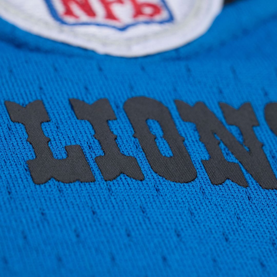 Detroit Lions Calvin Johnson Blue 2007 Legacy Replica Jersey product image 3, provided for visual reference and product