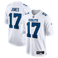Indianapolis Colts Daniel Jones Tundra White Fashion Game Jersey product image 1, provided for visual reference and product