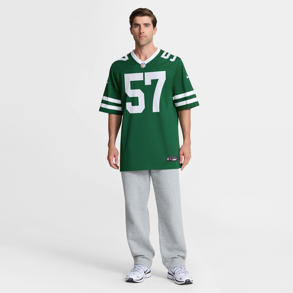 New York Jets C.J. Mosley Legacy Green Team Game Jersey product image 7, provided for visual reference and product detail