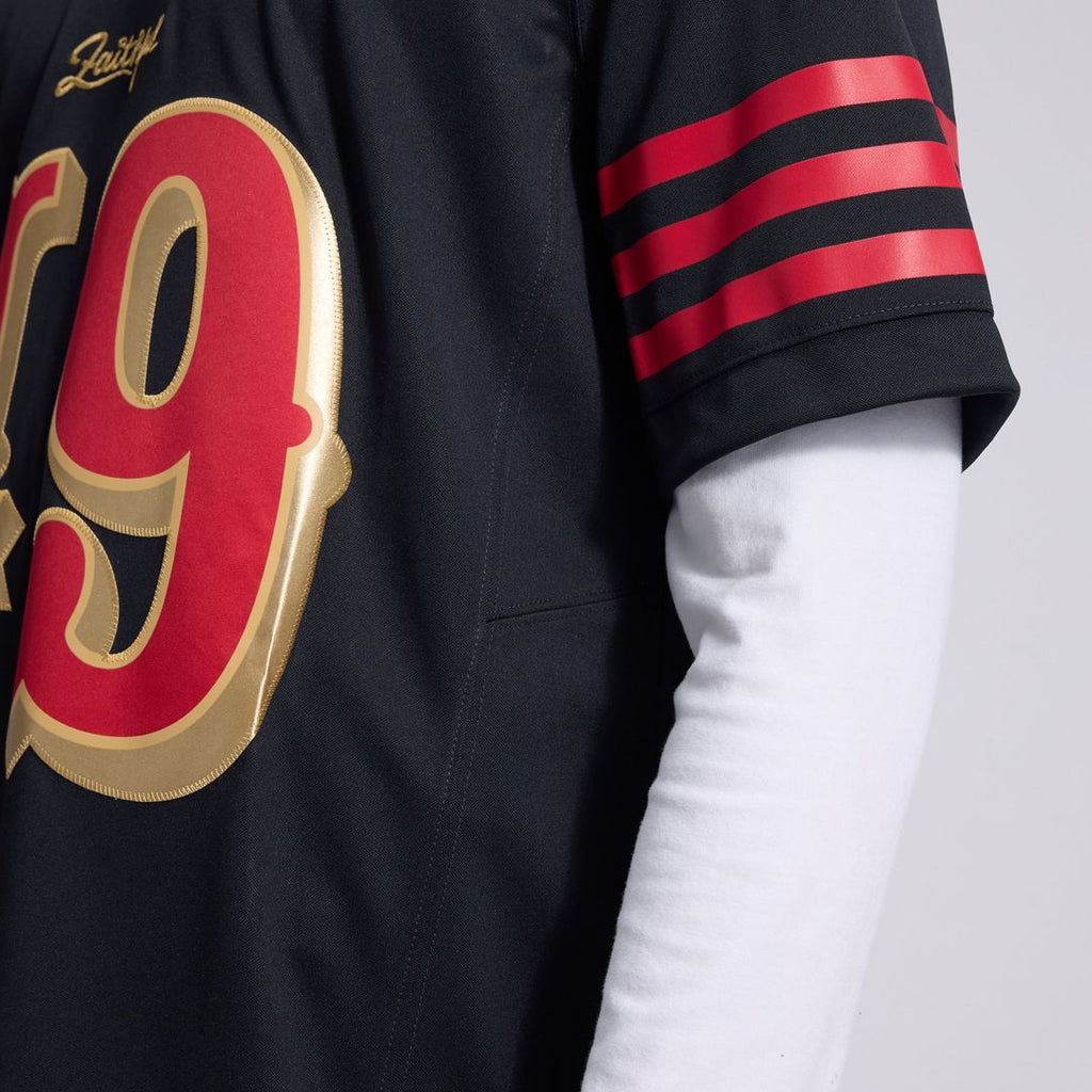 San Francisco 49ers The Faithful Black Rivalries Collection Stitched Limited Jersey product image 15, provided for visual