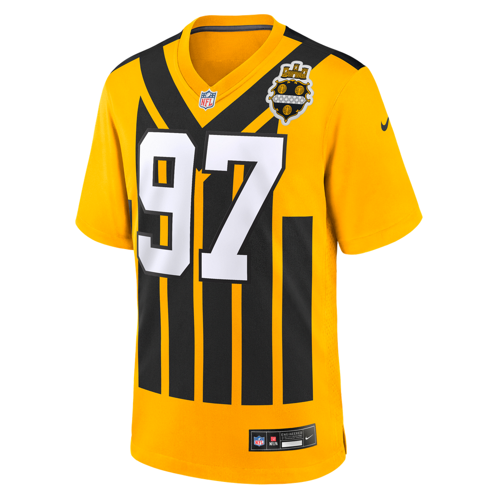 Pittsburgh Steelers Cameron Heyward Black Game Jersey product image 22, provided for visual reference and product detail