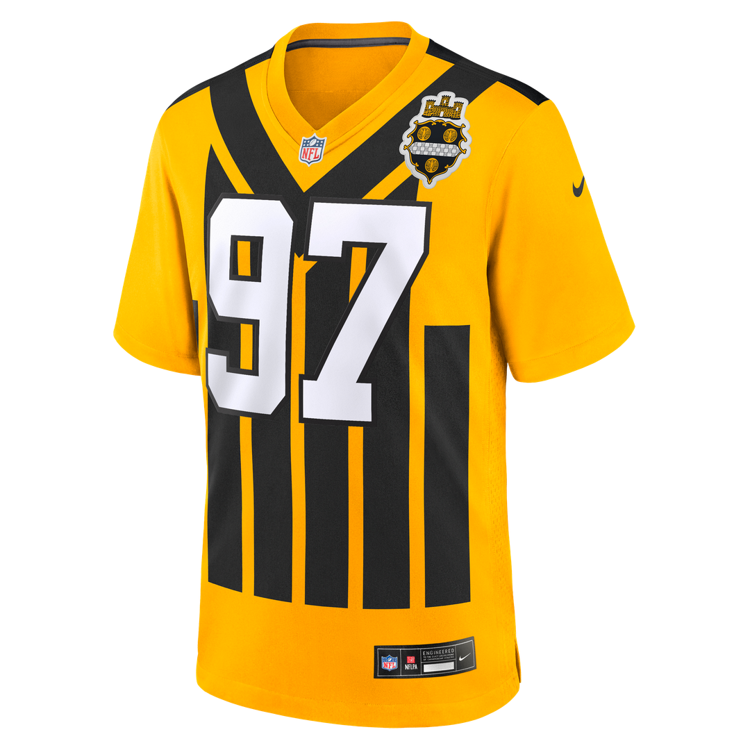 Pittsburgh Steelers Cameron Heyward Black Game Jersey product image 22, provided for visual reference and product detail