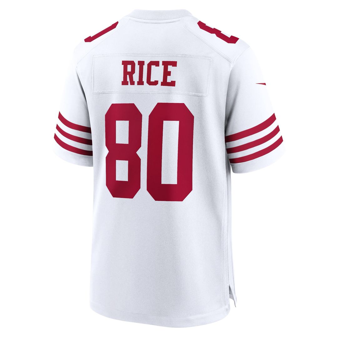 San Francisco 49ers Jerry Rice Scarlet Retired Player Alternate Game Jersey product image 15, provided for visual reference