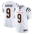 Cincinnati Bengals Joe Burrow White Vapor Untouchable Limited Jersey product image 1, provided for visual reference and