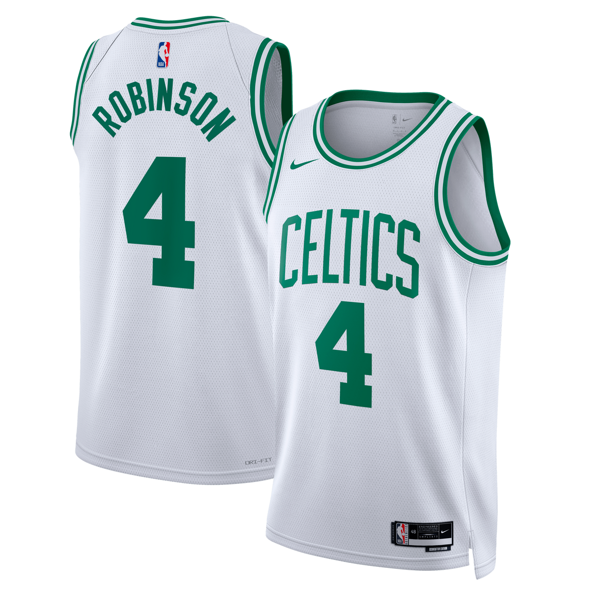 Mitchell Robinson Boston Celtics Association Edition Swingman Jersey - White - Unisex product image 1, provided for visual