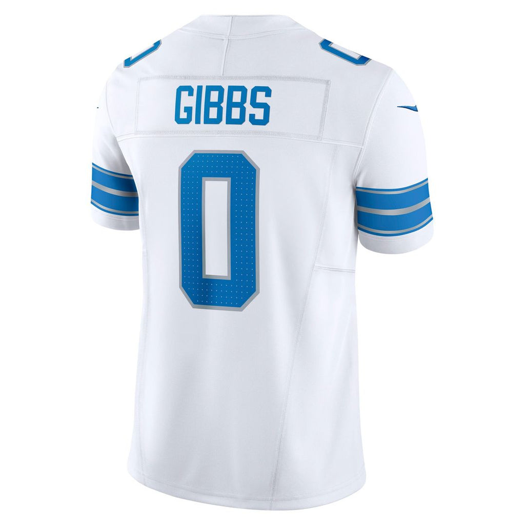 Detroit Lions Jahmyr Gibbs White Vapor F.U.S.E. Limited Jersey product image 3, provided for visual reference and product