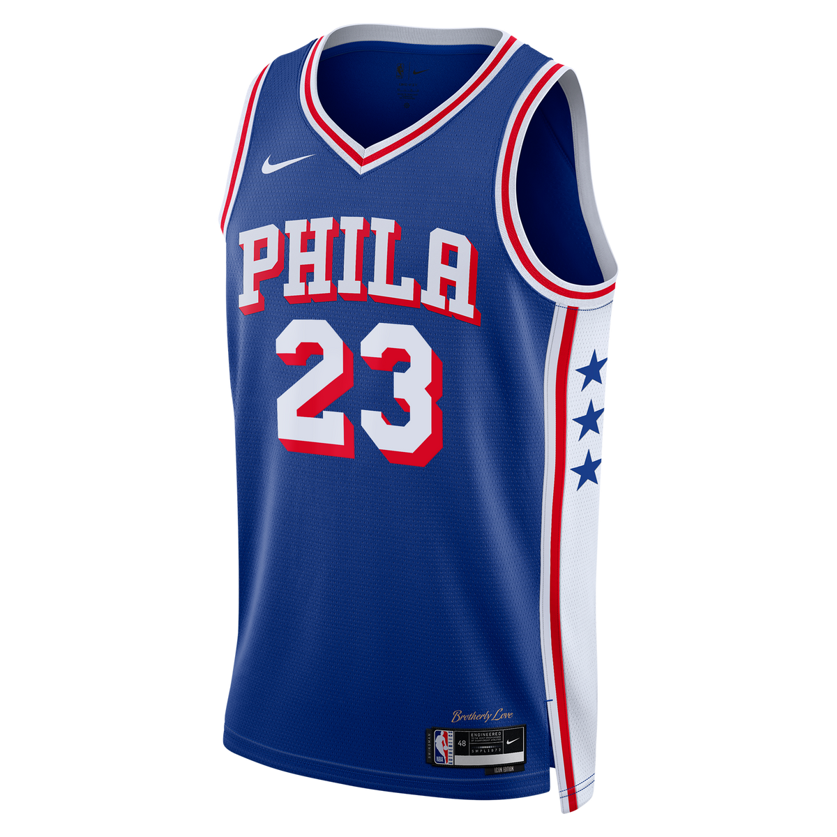 Philadelphia 76ers Nike Icon Edition Swingman Jersey product image 3