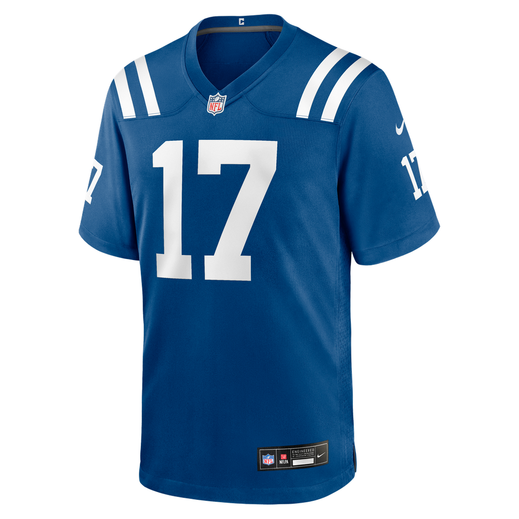 Indianapolis Colts Daniel Jones White Game Jersey product image 8, provided for visual reference and product detail review