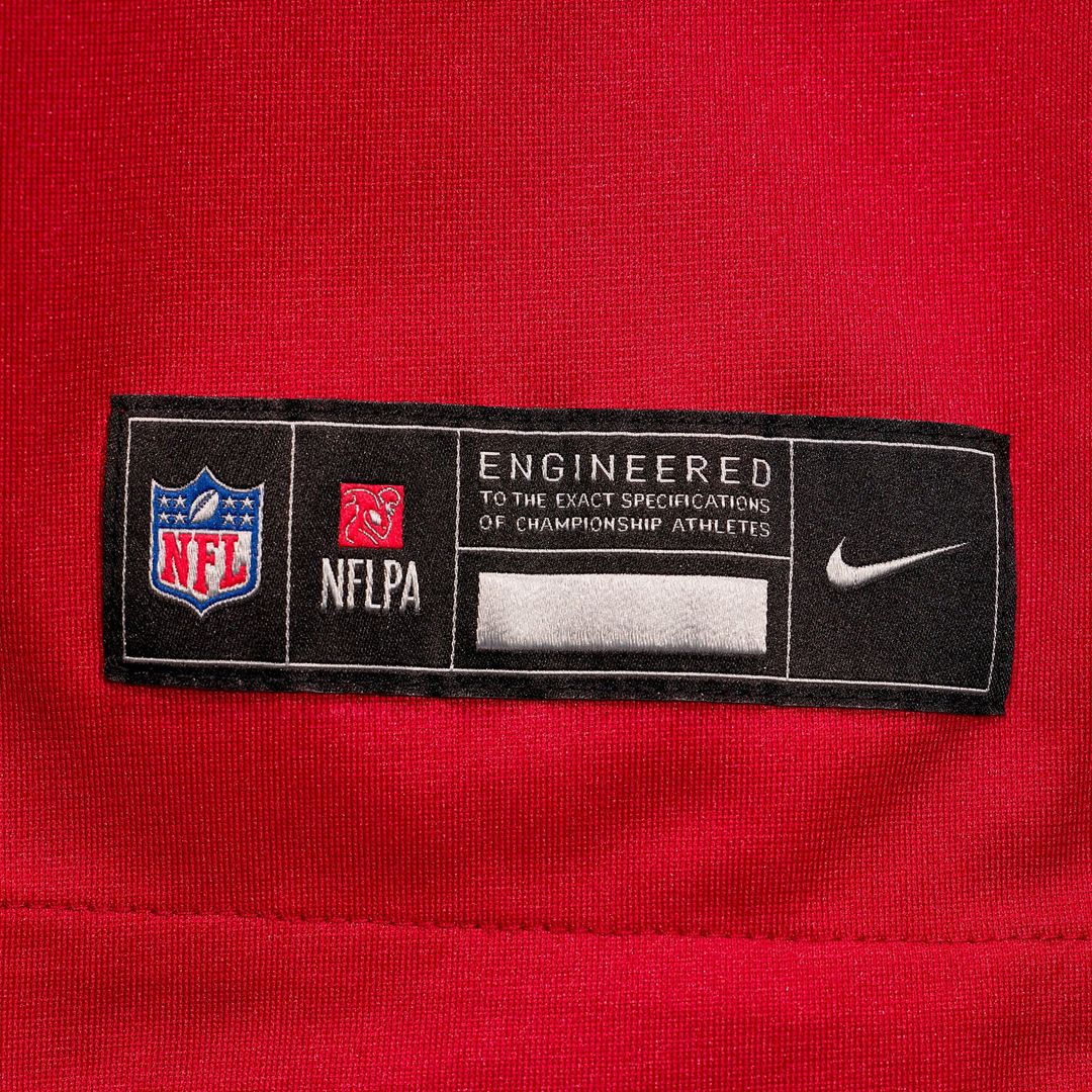 Kansas City Chiefs Nick Bolton Red Game Jersey product image 6, provided for visual reference and product detail review