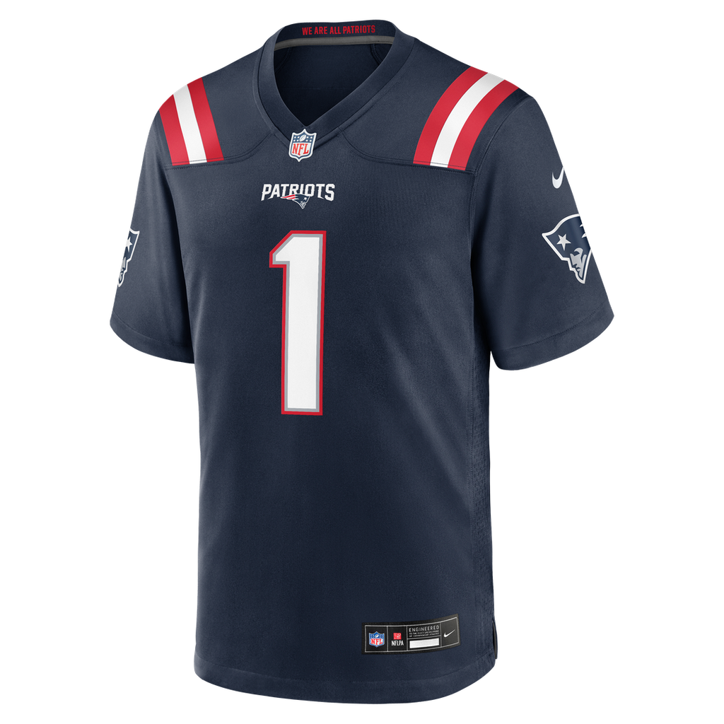 New England Patriots A.J. Brown Red Game Jersey product image 16, provided for visual reference and product detail review