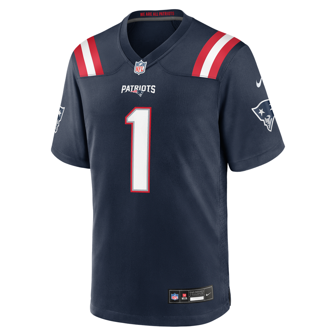 New England Patriots A.J. Brown Red Game Jersey product image 16, provided for visual reference and product detail review