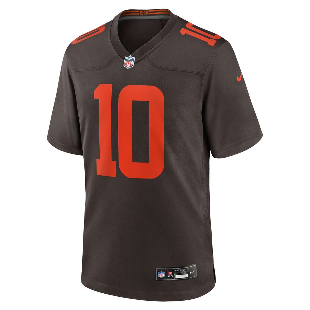 Cleveland Browns Quinshon Judkins Brown Alpha Dawg Game Jersey product image 2, provided for visual reference and product