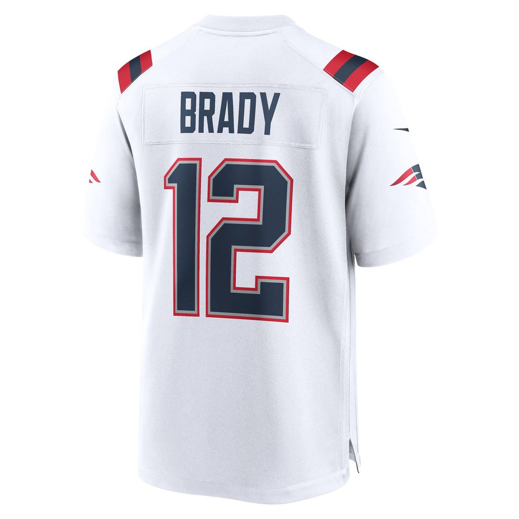 New England Patriots Tom Brady White Retired Game Jersey product image 6, provided for visual reference and product detail