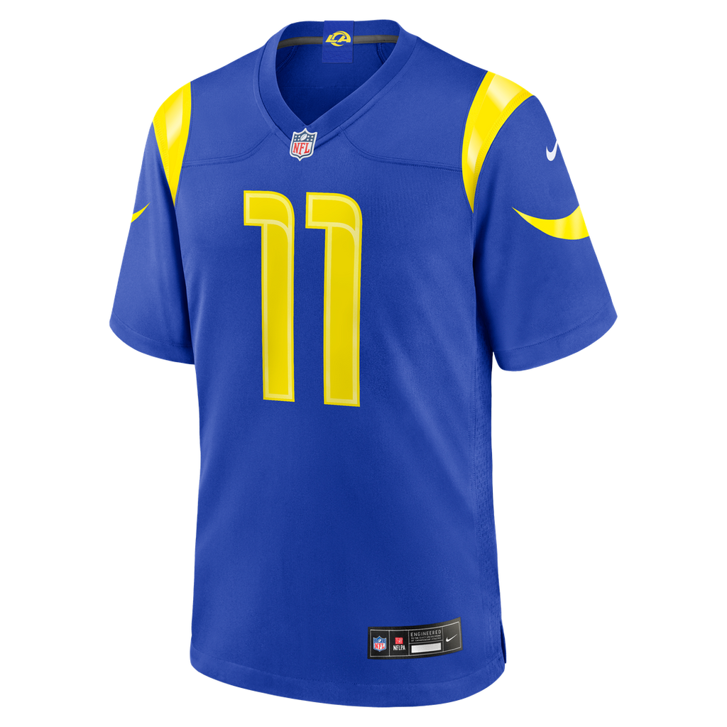 Los Angeles Rams Keir Thomas Royal Team Game Jersey product image 2, provided for visual reference and product detail review
