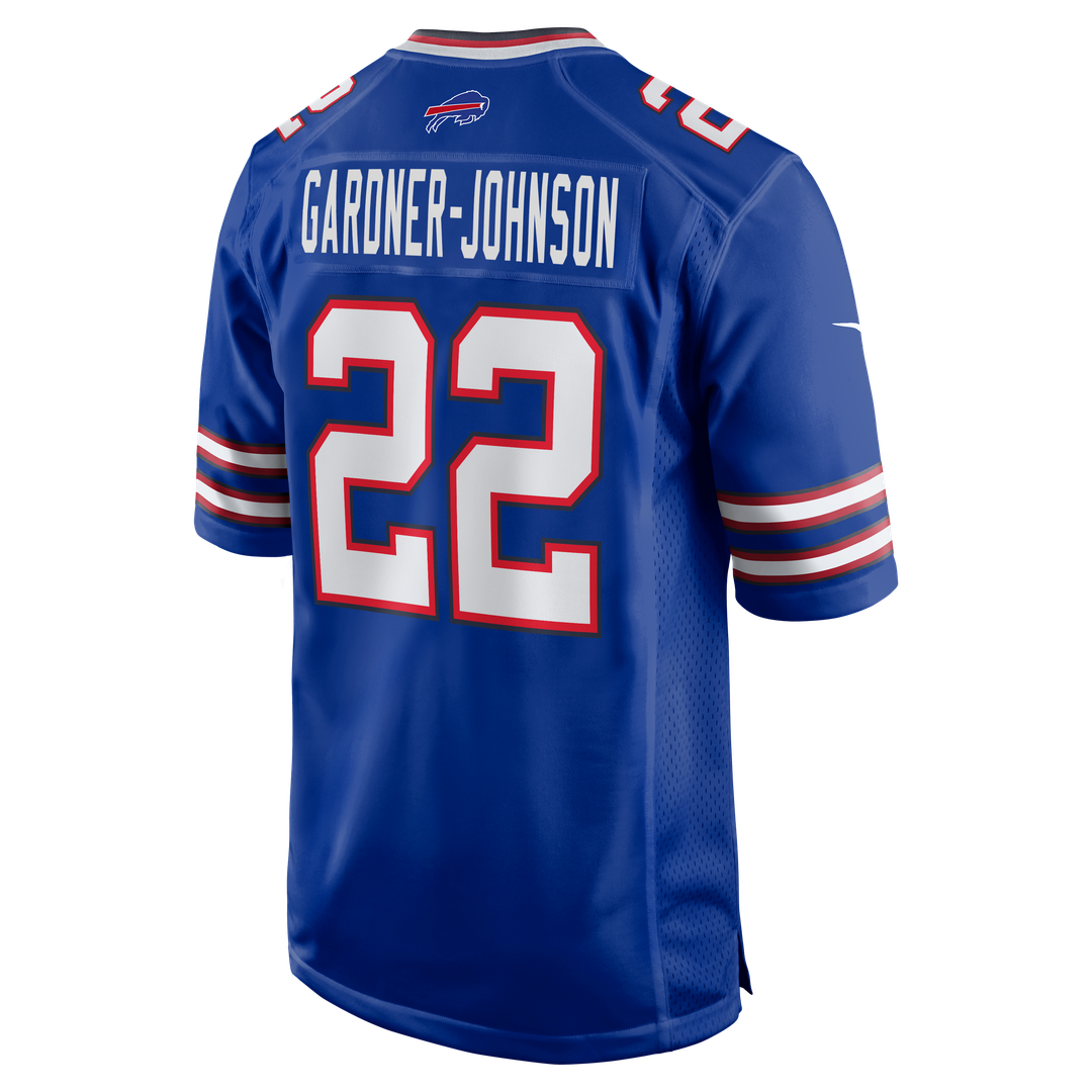 Buffalo Bills Chauncey Gardner-Johnson Royal Team Game Jersey product image 3, provided for visual reference and product