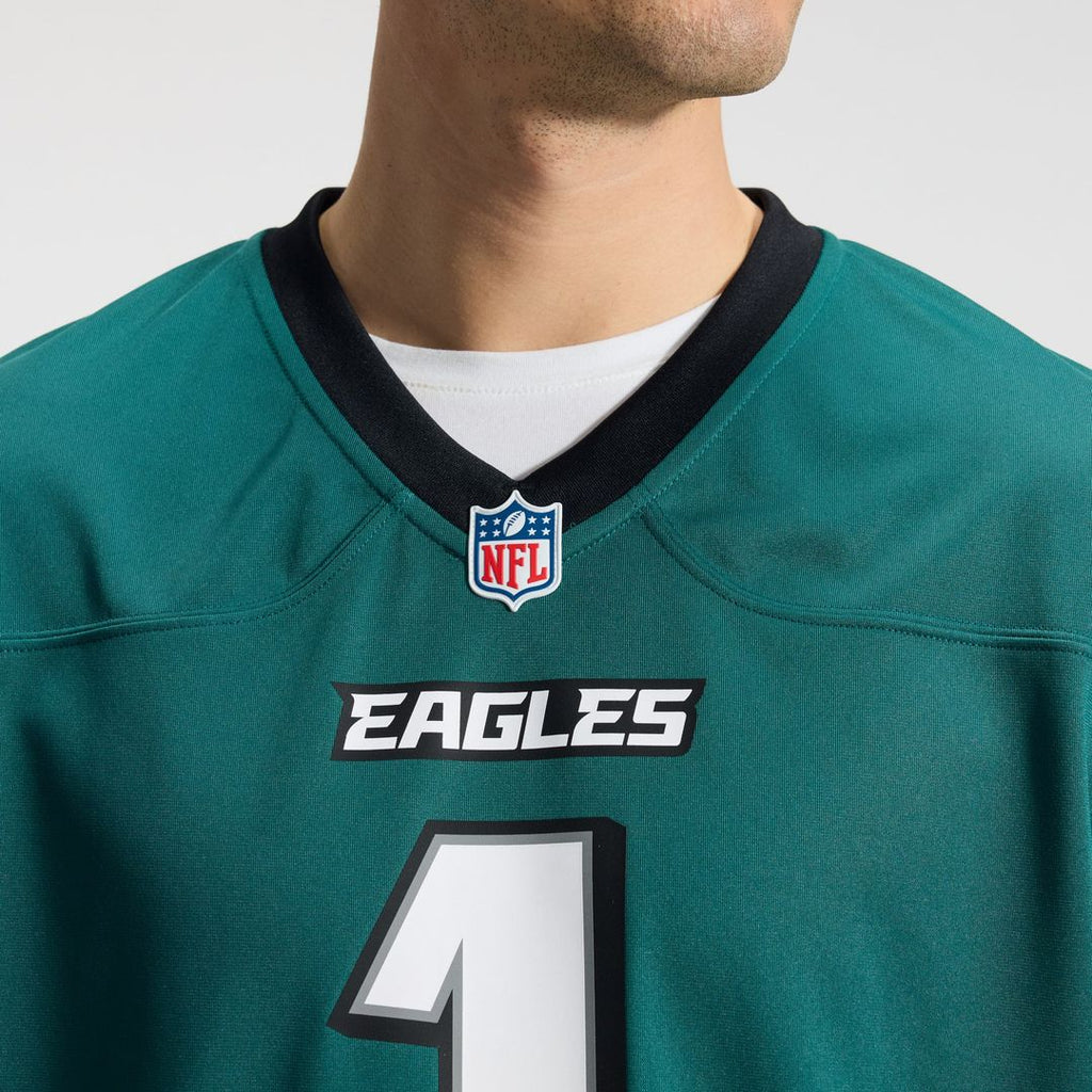 Philadelphia Eagles Jalen Hurts Midnight Green Team Game Jersey product image 22, provided for visual reference and product