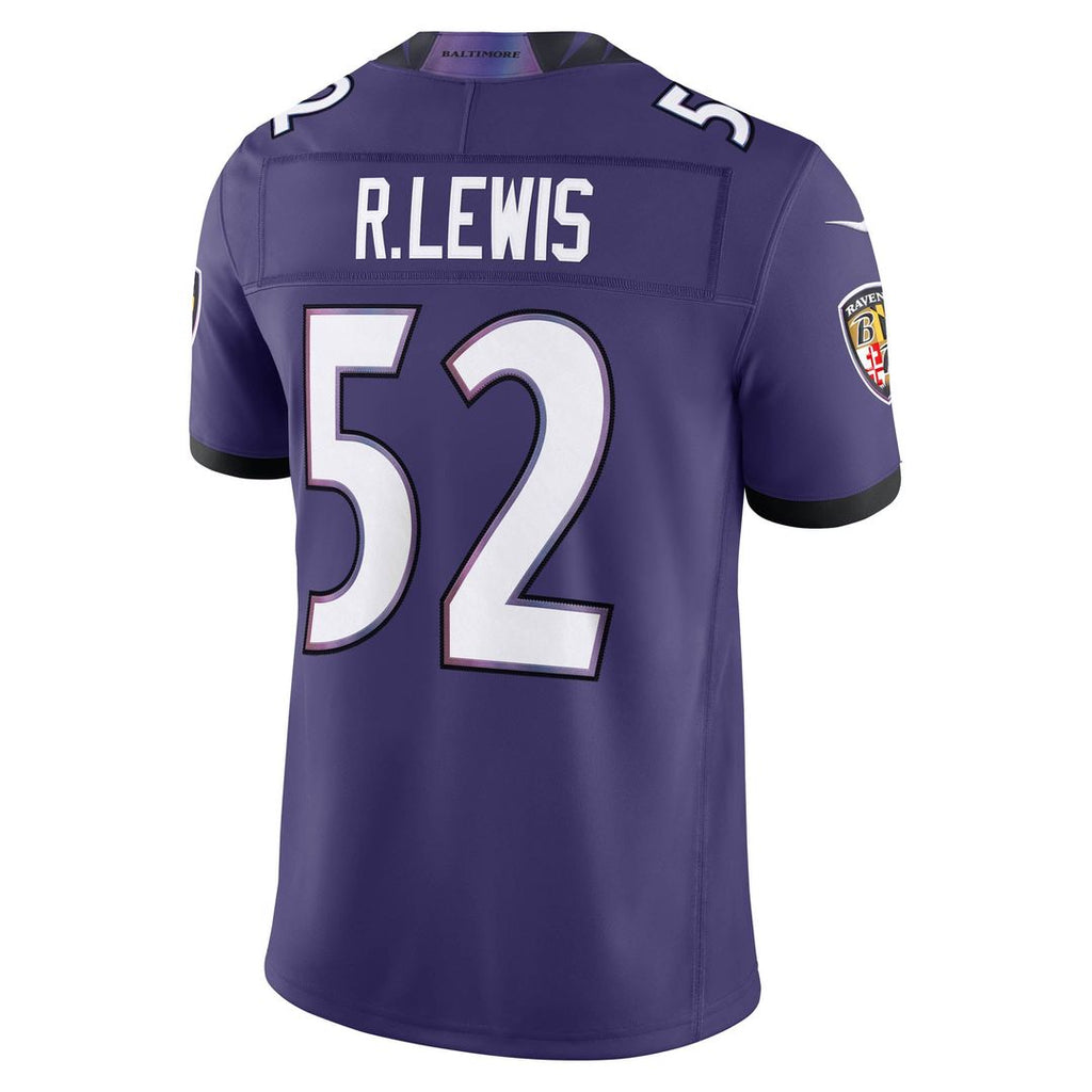 Baltimore Ravens Ray Lewis Black Alternate Vapor F.U.S.E. Stitched Retired Player Limited Jersey product image 9, provided