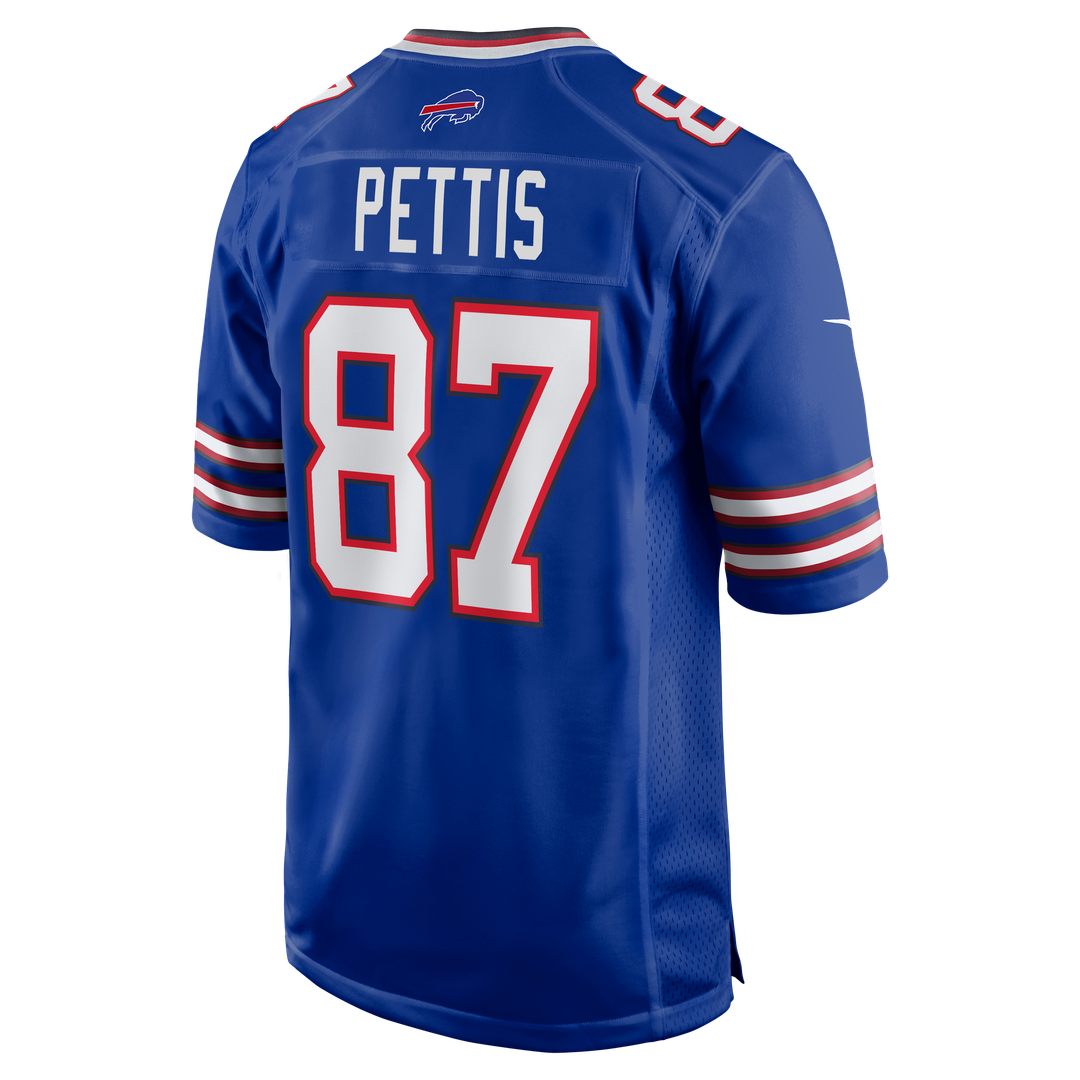 Buffalo Bills Dante Pettis Royal Team Game Jersey product image 5, provided for visual reference and product detail review