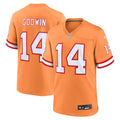Tampa Bay Buccaneers Chris Godwin Orange Throwback Game Jersey product image 1, provided for visual reference and product