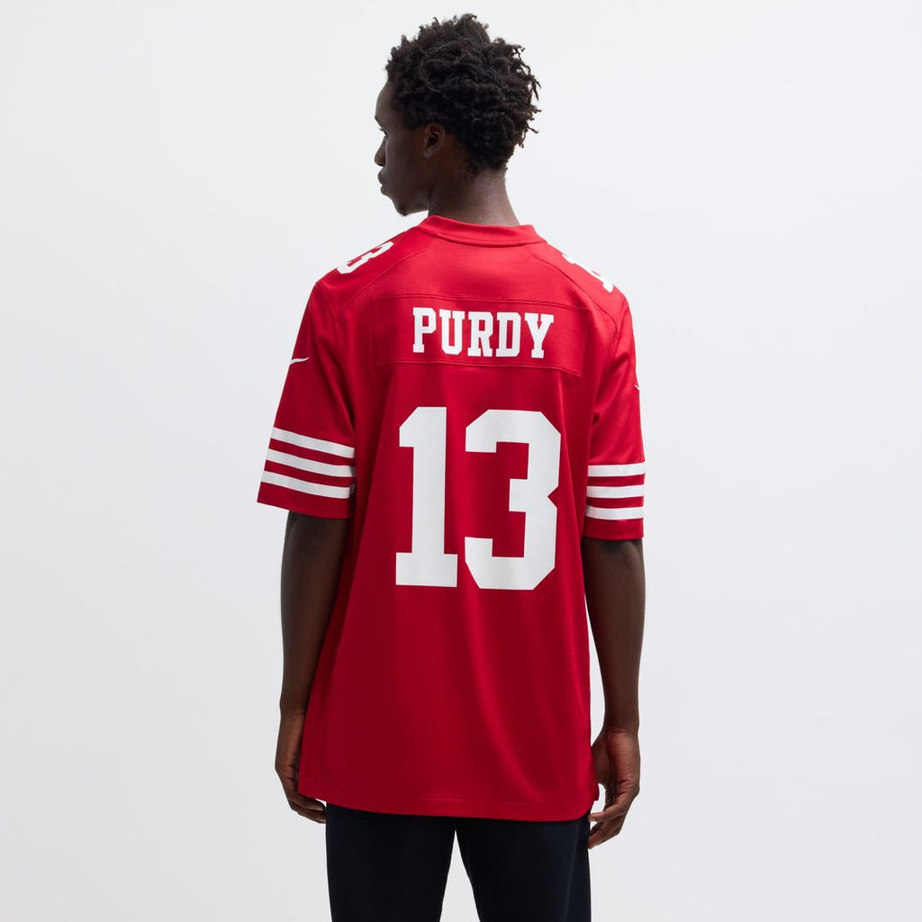 San Francisco 49ers Brock Purdy Scarlet Game Player Jersey product image 15, provided for visual reference and product