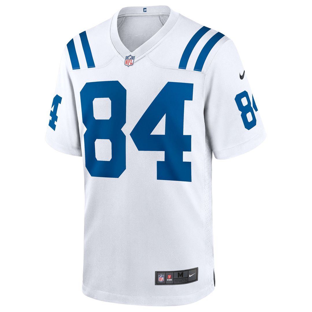 Indianapolis Colts Tyler Warren White Game Jersey product image 5, provided for visual reference and product detail review