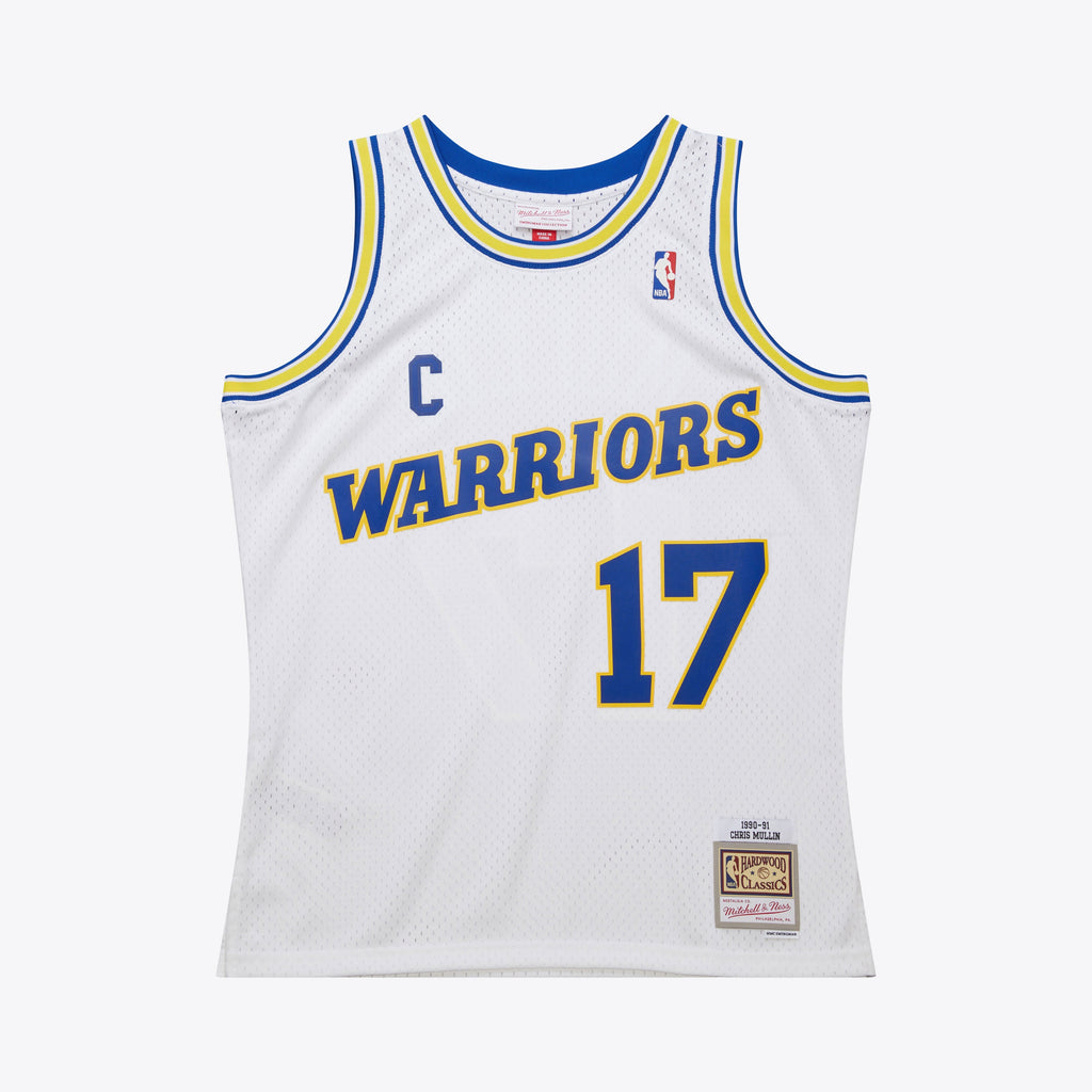 Chris Mullin Golden State Warriors 1990 Swingman Jersey product image 2, provided for visual reference and product detail