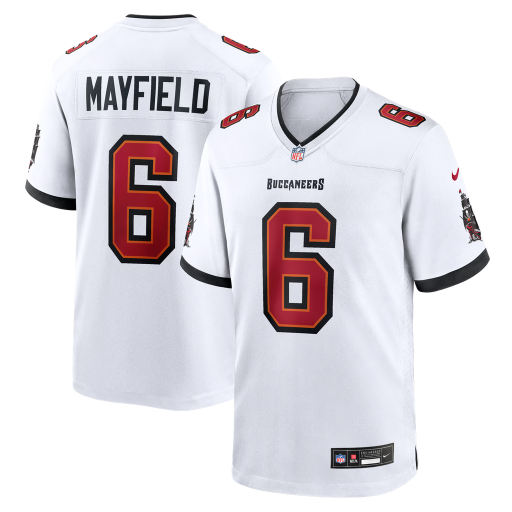Tampa Bay Buccaneers Baker Mayfield Orange Throwback Game Jersey product image 39, provided for visual reference and product