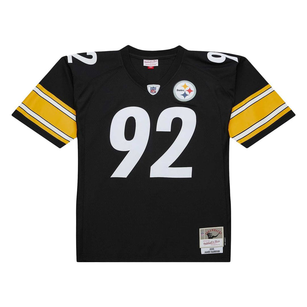 Pittsburgh Steelers James Harrison Black Legacy Replica Jersey product image 2, provided for visual reference and product