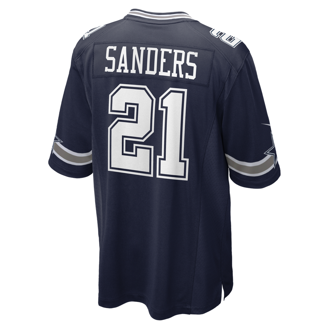 Dallas Cowboys Deion Sanders Navy Team Retired Player Game Jersey product image 3, provided for visual reference and product