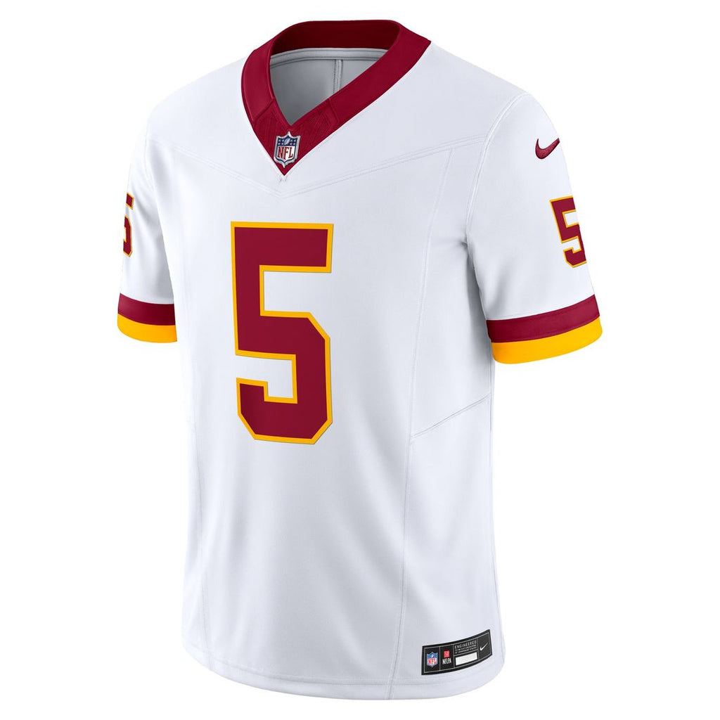 Washington Commanders Jayden Daniels White Vapor F.U.S.E. Limited Super Bowl Era Jersey product image 9, provided for visual