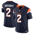 Denver Broncos Pat Surtain II Navy Alternate Vapor F.U.S.E. Stitched Limited Jersey product image 1, provided for visual