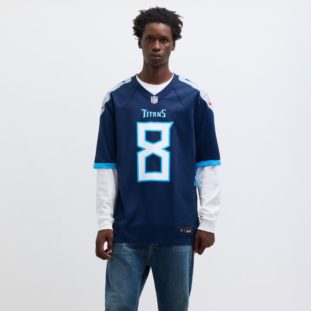 Tennessee Titans Will Levis Navy Game Jersey product image 4, provided for visual reference and product detail review