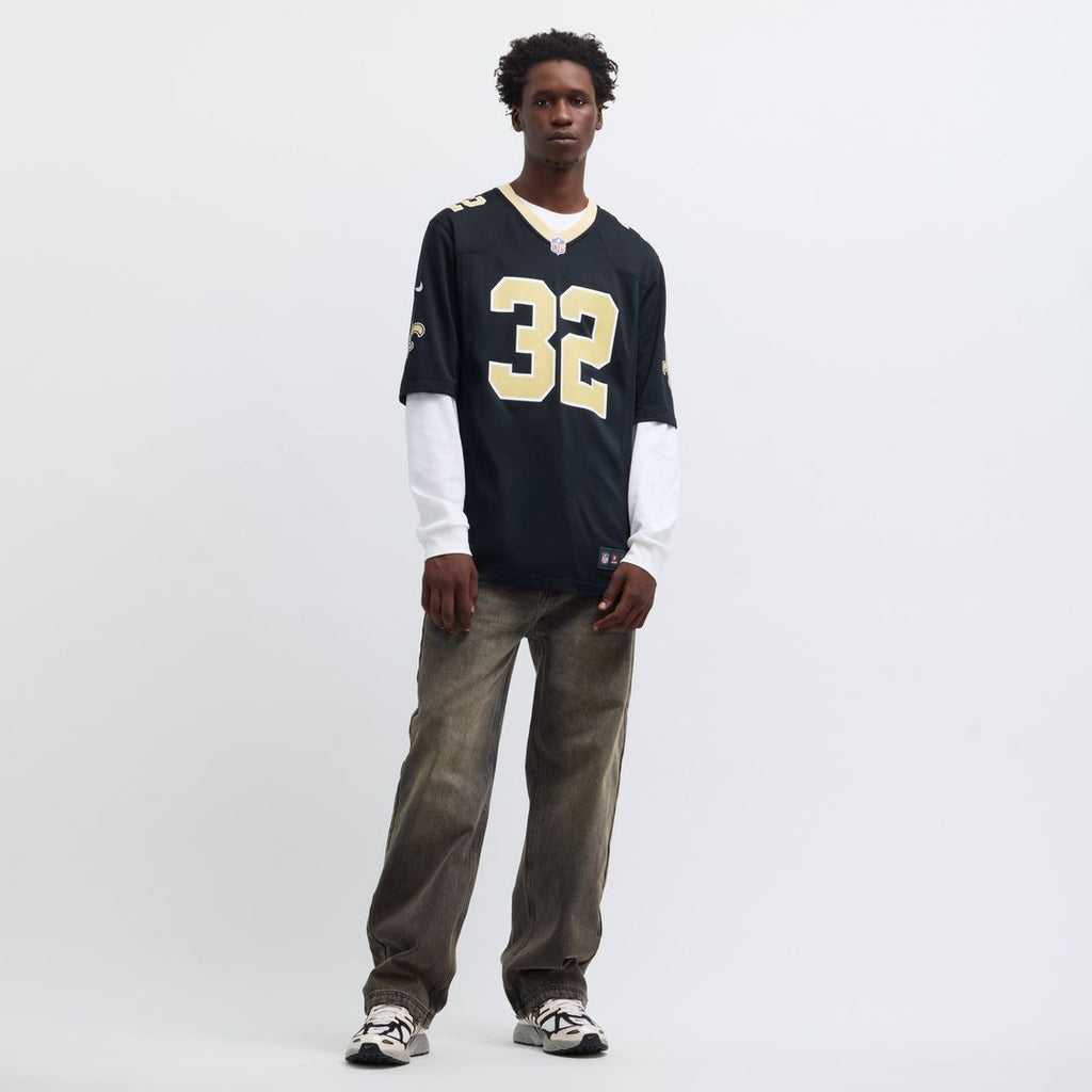 New Orleans Saints Tyrann Mathieu Black Game Jersey product image 6, provided for visual reference and product detail review