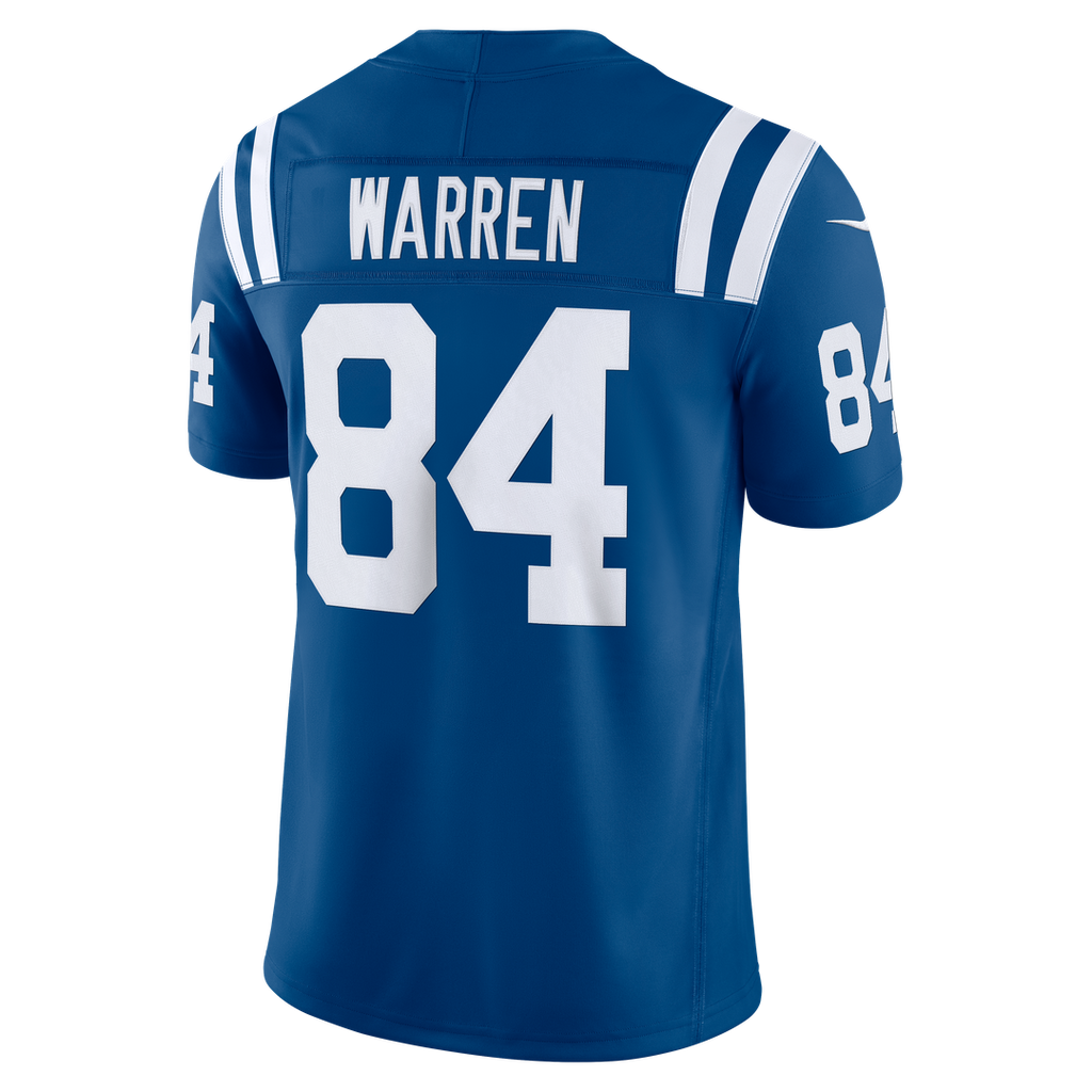 Indianapolis Colts Tyler Warren White Vapor F.U.S.E. Stitched Limited Jersey product image 13, provided for visual reference