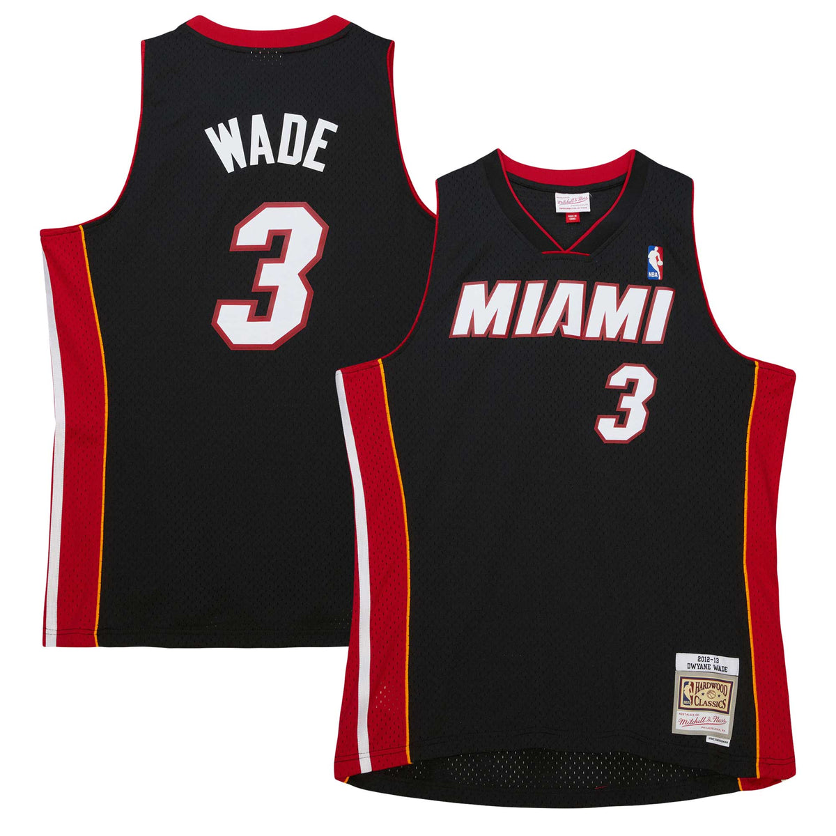 Miami Heat NBA Dwyane Wade 2012 Road Hardwood Classics product image 2