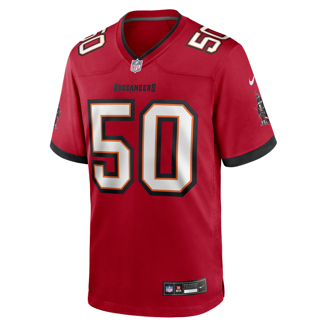 Tampa Bay Buccaneers Vita Vea Red Game Jersey product image 10, provided for visual reference and product detail review