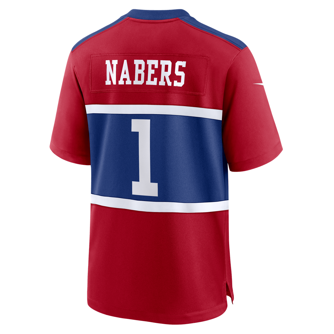 New York Giants Malik Nabers Royal Player Game Jersey product image 23, provided for visual reference and product detail