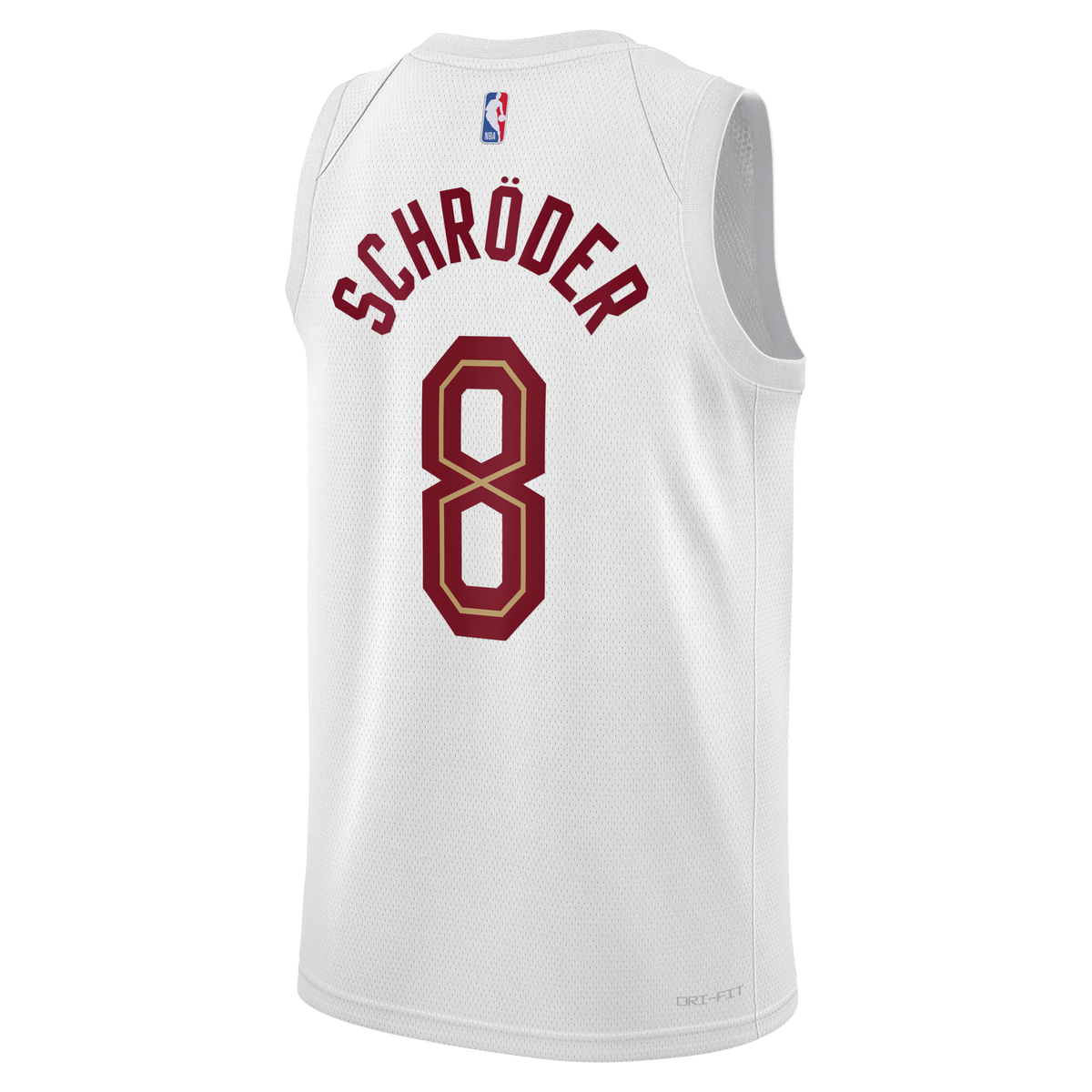 Dennis Schröder Cleveland Cavaliers Association Edition Swingman Jersey - White - Youth product image 4, provided for visual
