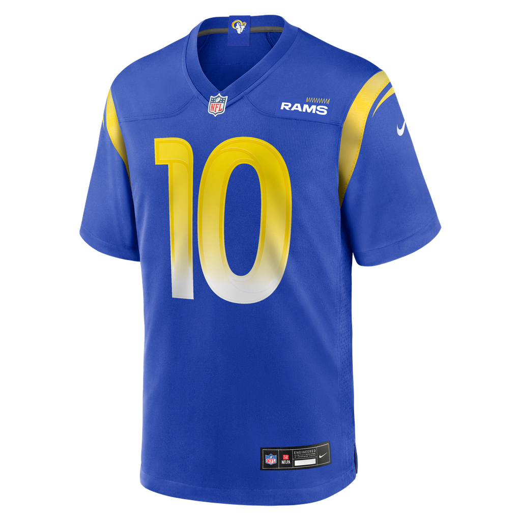 Los Angeles Rams Britain Covey Royal Team Game Jersey product image 2, provided for visual reference and product detail