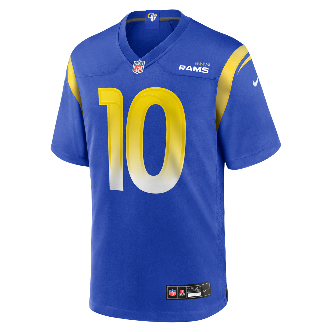 Los Angeles Rams Britain Covey Royal Team Game Jersey product image 2, provided for visual reference and product detail