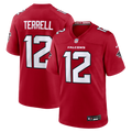 Atlanta Falcons Avieon Terrell Red Game Jersey product image 1, provided for visual reference and product detail review