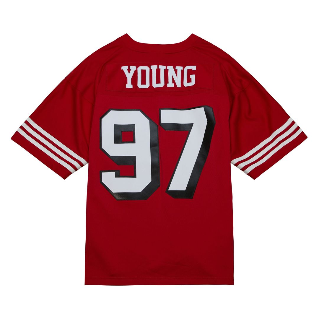 San Francisco 49ers Bryant Young White Legacy Replica Jersey product image 9, provided for visual reference and product